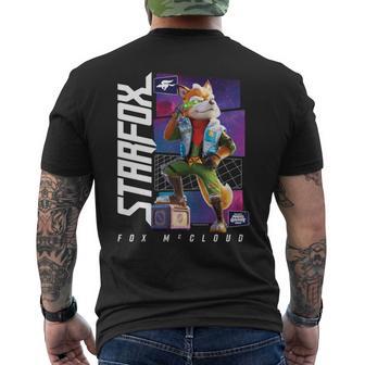 ザ・スーパーマリオギャラクシー・ムービー Fox Mccloud Hero Pose 長袖tシャツ メンズTシャツ バックプリント - Kawaiitshirt