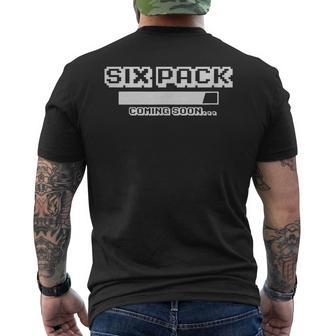 シックスパック 腹筋tシャツ、面白い6パック 腹筋tシャツ メンズTシャツ バックプリント - Kawaiitshirt