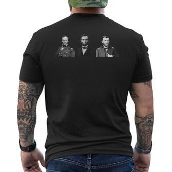 シャーマンリンカーングラント-北軍南北戦争の指導者 メンズTシャツ バックプリント - Kawaiitshirt