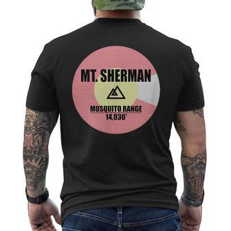シャーマン山 コロラド メンズTシャツ バックプリント - Kawaiitshirt