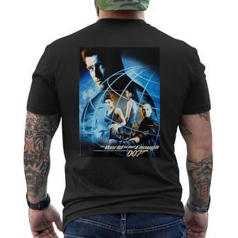 ジェームズ・ボンド 007 The World Is Not Enough メンズTシャツ バックプリント - Kawaiitshirt