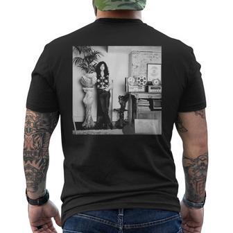 ジミー・ペイジ レッド・ツェッペリン ギタリスト 1970 メンズTシャツ バックプリント - Kawaiitshirt