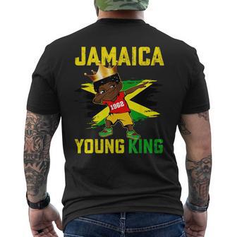 ジャマイカ キング 61Th Celebrating 1952 ブラック 男の子 キッズ 幼児 メンズTシャツ バックプリント - Kawaiitshirt