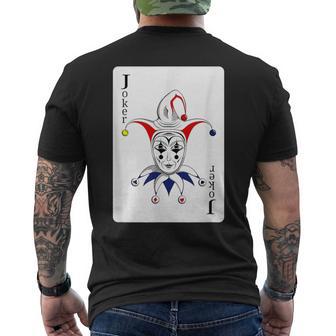 ジョーカーtシャツ トランプ メンズTシャツ バックプリント - Kawaiitshirt