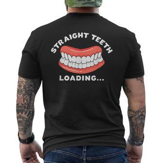 ストレート歯ローディング入れ歯フィニッシャー入れ歯 メンズTシャツ バックプリント - Kawaiitshirt