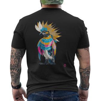 スピリットガイド 部族の鳥 メンズTシャツ バックプリント - Kawaiitshirt
