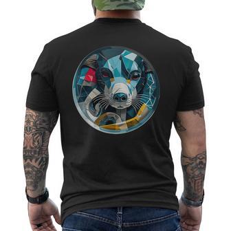 スピリットガイド-犬 メンズTシャツ バックプリント - Kawaiitshirt
