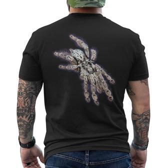 タランチュラホワイトスパイダートーゴスターバーストヒヒ メンズTシャツ バックプリント - Kawaiitshirt