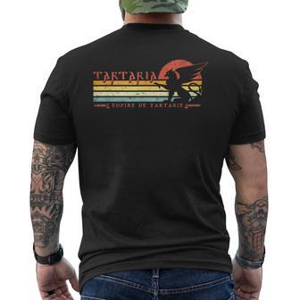 タルタリア-タルタリア帝国-レトロな古代グリフィン メンズTシャツ バックプリント - Kawaiitshirt