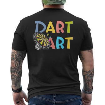 ダーツアート ダーツプレーヤー ダーツスポーツ ダーツボード ダーツ メンズTシャツ バックプリント - Kawaiitshirt