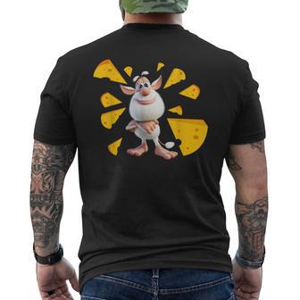 チーズターゲット ブーバ メンズTシャツ バックプリント - Kawaiitshirt