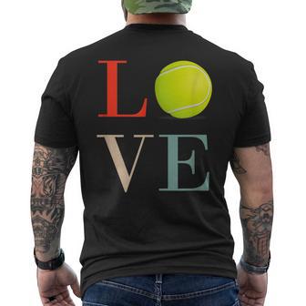 テニス Love バスケ 面白tシャツ おもしろ 服 オリジナル テニス部 おもしろグッズ ネタ メンズ メンズTシャツ バックプリント - Kawaiitshirt