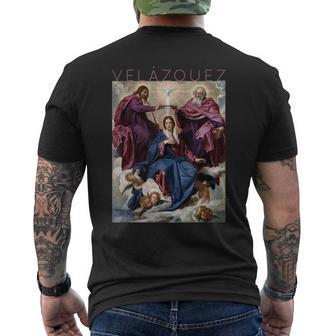 ディエゴ・ベラスケス マリアの戴冠式 メンズTシャツ バックプリント - Kawaiitshirt