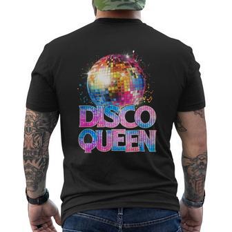 ディスコクイーン 70年代ディスコをテーマにしたヴィンテージ70年代コスチューム。 メンズTシャツ バックプリント - Kawaiitshirt