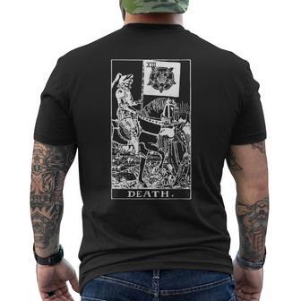 デスタロットカードtシャツトラディショナルデザイン メンズTシャツ バックプリント - Kawaiitshirt