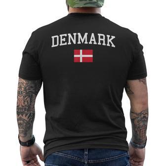 デンマーク国旗 メンズ レディース キッズ デンマーク メンズTシャツ バックプリント - Kawaiitshirt