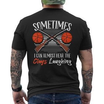 トラップ射撃 シューティング・スポーツ スケート射撃 クレイ射撃 メンズTシャツ バックプリント - Kawaiitshirt