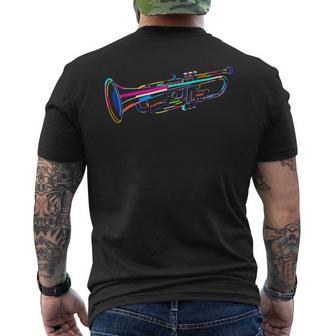 トランペット トランペット ミュージシャンモチーフ ギフト メンズTシャツ バックプリント - Kawaiitshirt