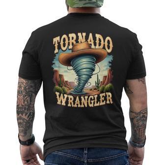トルネード ラングラー カウボーイ ラングラー レディース メンズ キッズ メンズTシャツ バックプリント - Kawaiitshirt