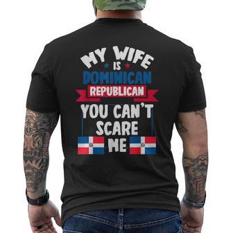 メンズ ドミニカ共和党の妻ドミニカ共和国 メンズTシャツ バックプリント - Kawaiitshirt