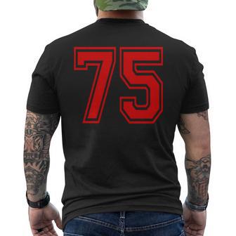 ナンバー75 Redports Teamtyle 長袖tシャツ メンズTシャツ バックプリント - Kawaiitshirt