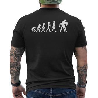 バチャータ エボリューション ダンサー ラテンアメリカ ダンスギフト メンズTシャツ バックプリント - Kawaiitshirt
