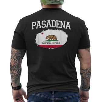 パサデナ カリフォルニア州旗 ビンテージ Usa スポーツ メンズ レディース メンズTシャツ バックプリント - Kawaiitshirt