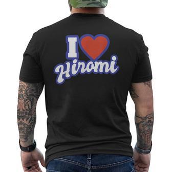 ヒロミ大好き メンズTシャツ バックプリント - Kawaiitshirt