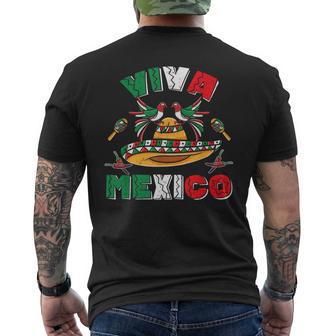 ビバメキシコ シンコデマヨ メキシカンプライド メンズTシャツ バックプリント - Kawaiitshirt