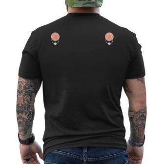 ピアスニップル ボディピアスファニー メンズTシャツ バックプリント - Kawaiitshirt