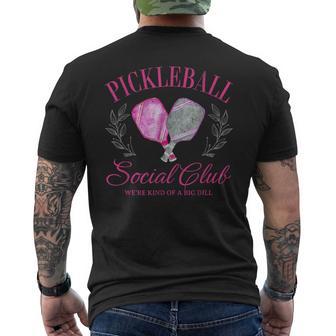 ピックルボール ソーシャル クラブ トレンディ ピックルボール サマータイム ギフト メンズTシャツ バックプリント - Kawaiitshirt