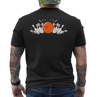 ピンボウリング I ボウラー I ボウリングチーム I ボウリング メンズTシャツ バックプリント - Kawaiitshirt