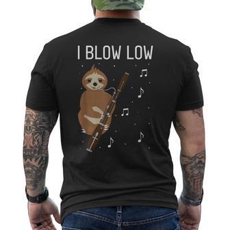 ファゴットのリードとファゴット奏者のためのファゴットの引用 メンズTシャツ バックプリント - Kawaiitshirt