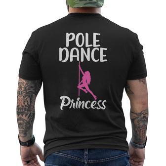 フィットネス ポール ダンス プリンセス メンズTシャツ バックプリント - Kawaiitshirt
