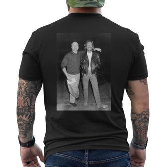 フィル・コリンズ&エリック・クラプトン ビフォア・ロイヤル・アルバート・ホール コンサート メンズTシャツ バックプリント - Kawaiitshirt