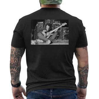 フィル・ライノット・シン・リジー・レコーディング・サンダー・アンド・ライトニング 1982 メンズTシャツ バックプリント - Kawaiitshirt