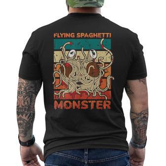 フライングスパゲッティモンスター モンスター メンズTシャツ バックプリント - Kawaiitshirt
