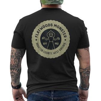 フラットウッズ モンスター 1952年9月 ウェストバージニア州民間伝承 Ufo メンズTシャツ バックプリント - Kawaiitshirt