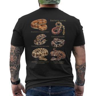 フロリダ 毒蛇 キッズ 教育用 毒の生活 メンズTシャツ バックプリント - Kawaiitshirt