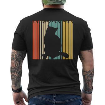 ブリティッシュショートヘア ブリティッシュショートヘア メンズTシャツ バックプリント - Kawaiitshirt
