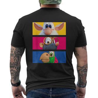 ブーバ&フレンズアイズ メンズTシャツ バックプリント - Kawaiitshirt