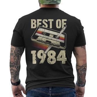 ベスト・オブ1984、オーディオ・カセット、42歳の誕生日、42歳 メンズTシャツ バックプリント - Kawaiitshirt