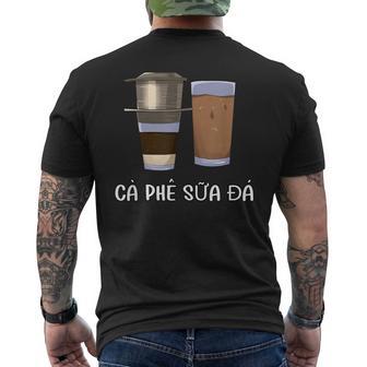 ベトナム ベトナム式フィルターコーヒー ベトナム式アイスコーヒー メンズTシャツ バックプリント - Kawaiitshirt