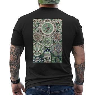 ペルシャ 中東 イラン アラビア語 イスラム教 パターンデザイン メンズTシャツ バックプリント - Kawaiitshirt