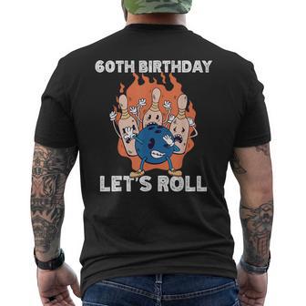 ボウリング 誕生日会 還暦祝い ボウラー お祝い メンズTシャツ バックプリント - Kawaiitshirt