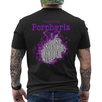 ポルフィリン症啓発 長袖tシャツ メンズTシャツ バックプリント - Kawaiitshirt