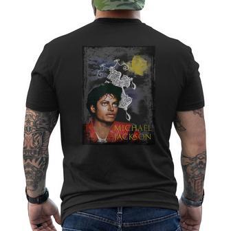 マイケルジャクソン 066 Thriller メンズTシャツ バックプリント - Kawaiitshirt