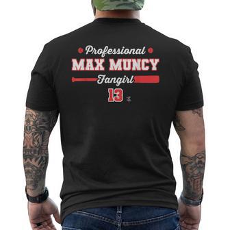 マックス・マンシー プロフェッショナル・ファンガール・ゲームデー メンズTシャツ バックプリント - Kawaiitshirt