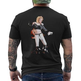 マドンナ ブロンド 野望 ワールドツアー ライブ ウェンブリー 1990 メンズTシャツ バックプリント - Kawaiitshirt
