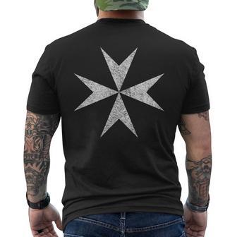 マルタ十字架騎士 病院 マルタ十字軍 メンズTシャツ バックプリント - Kawaiitshirt